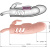 LyBaile Pretty Love Sloane Vibro Penis Sleeve - Насадка на член, +2.5 см (телесный)